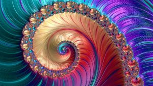 abstract image of psychedelic imagery science of psychedelic Visuals
